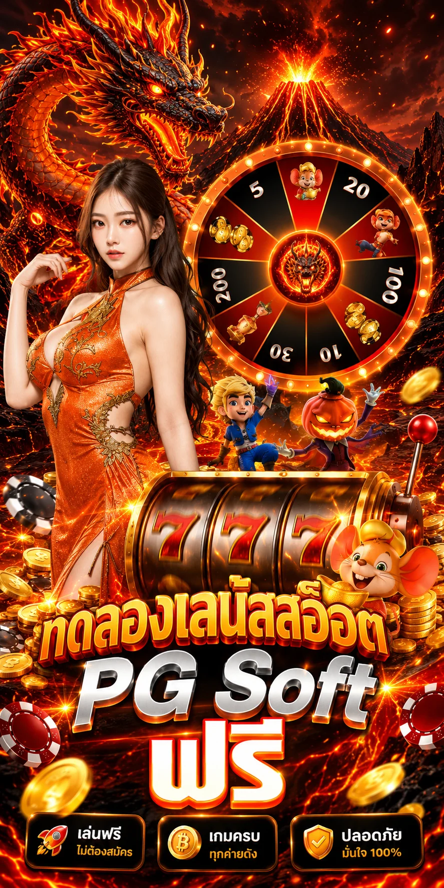 ทดลองเล่นสล็อต PG Soft ฟรีบน wing888